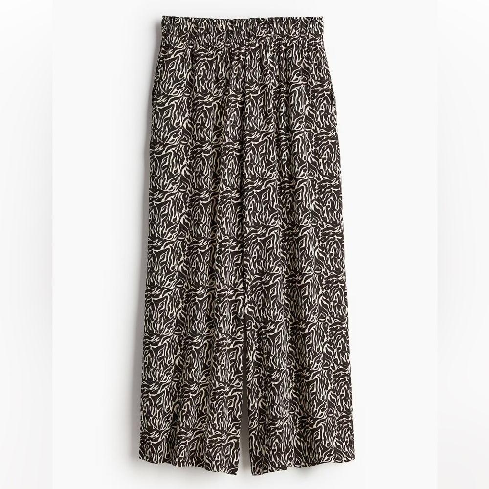 Black and White Patterned Pants